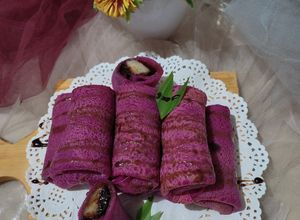 Foto resep Dadar Gulung Buah Naga isi Piscok