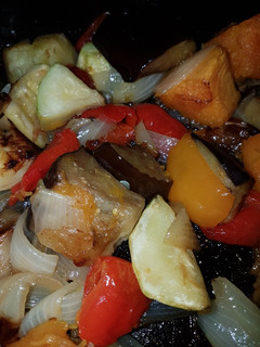 Una foto de Verduras al horno