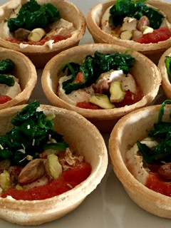 Una foto de Tartaletas saladas de Navidad