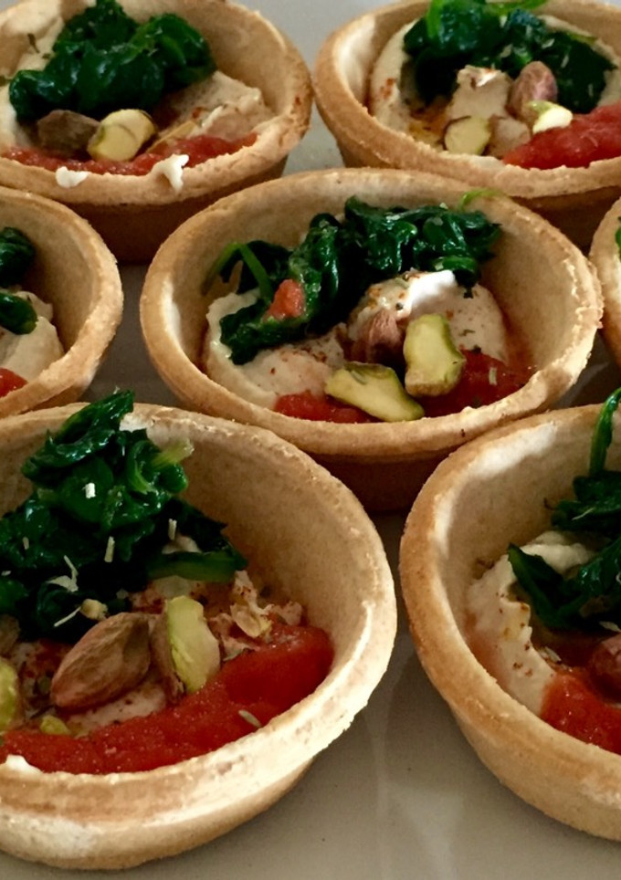 Una foto de Tartaletas saladas de Navidad