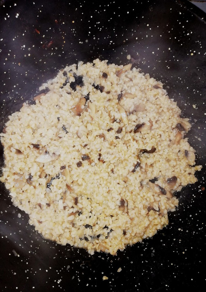 Una foto de Falso risotto con champiñones