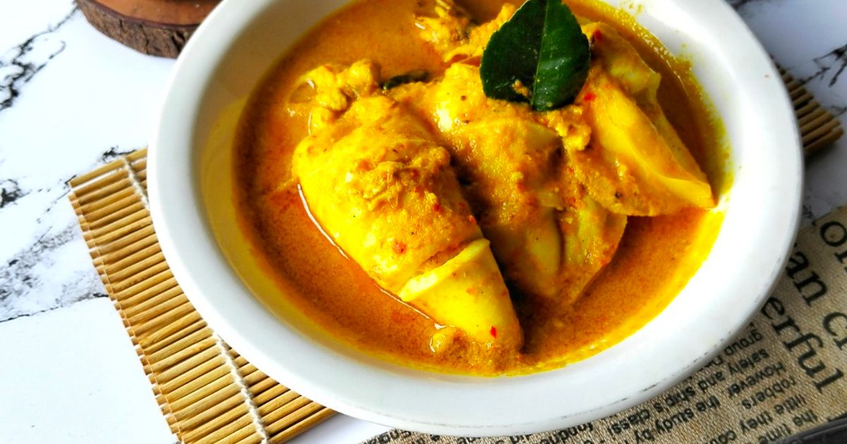 Gulai Cumi Bunting Isi Tahu