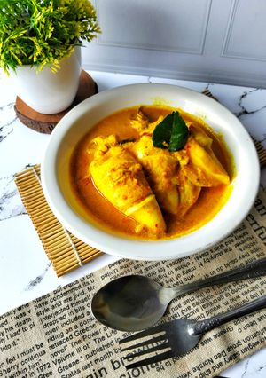Foto resep Gulai Cumi Bunting Isi Tahu