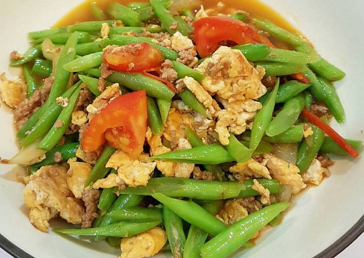 Resep Buncis tumis Anti Gagal