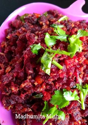A picture of Beetroot Sabji.