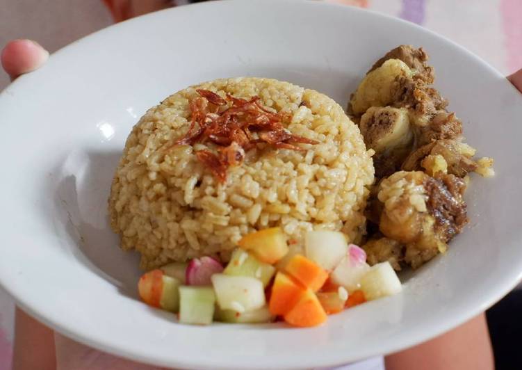 Resep Nasi kebuli iga sapi Anti Gagal