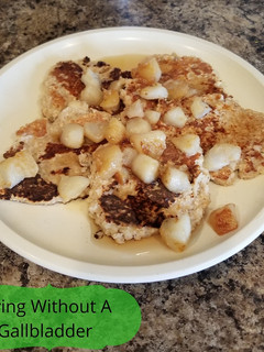 A picture of Banana Bread Oatmeal Pancakes.