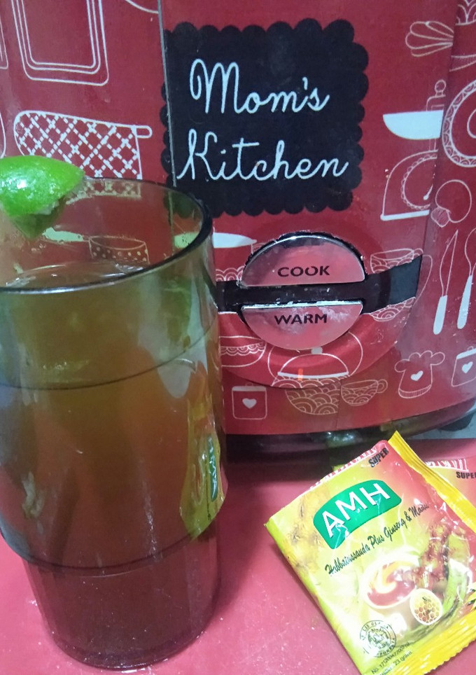 Foto resep Minuman teh jahe merah jeruk nipis