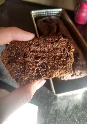Una foto de Budín chocoexplosivo sano!🍫