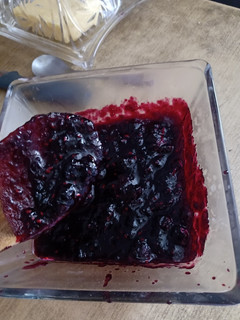 Una foto de Salsa de frutos rojos