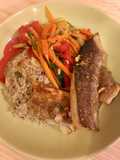 Miso and Ginger Glazed Whiting