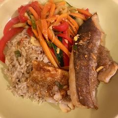 A picture of Miso and Ginger Glazed Whiting.