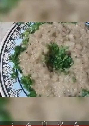 صورة لوصفة سلطة بابا غنوج