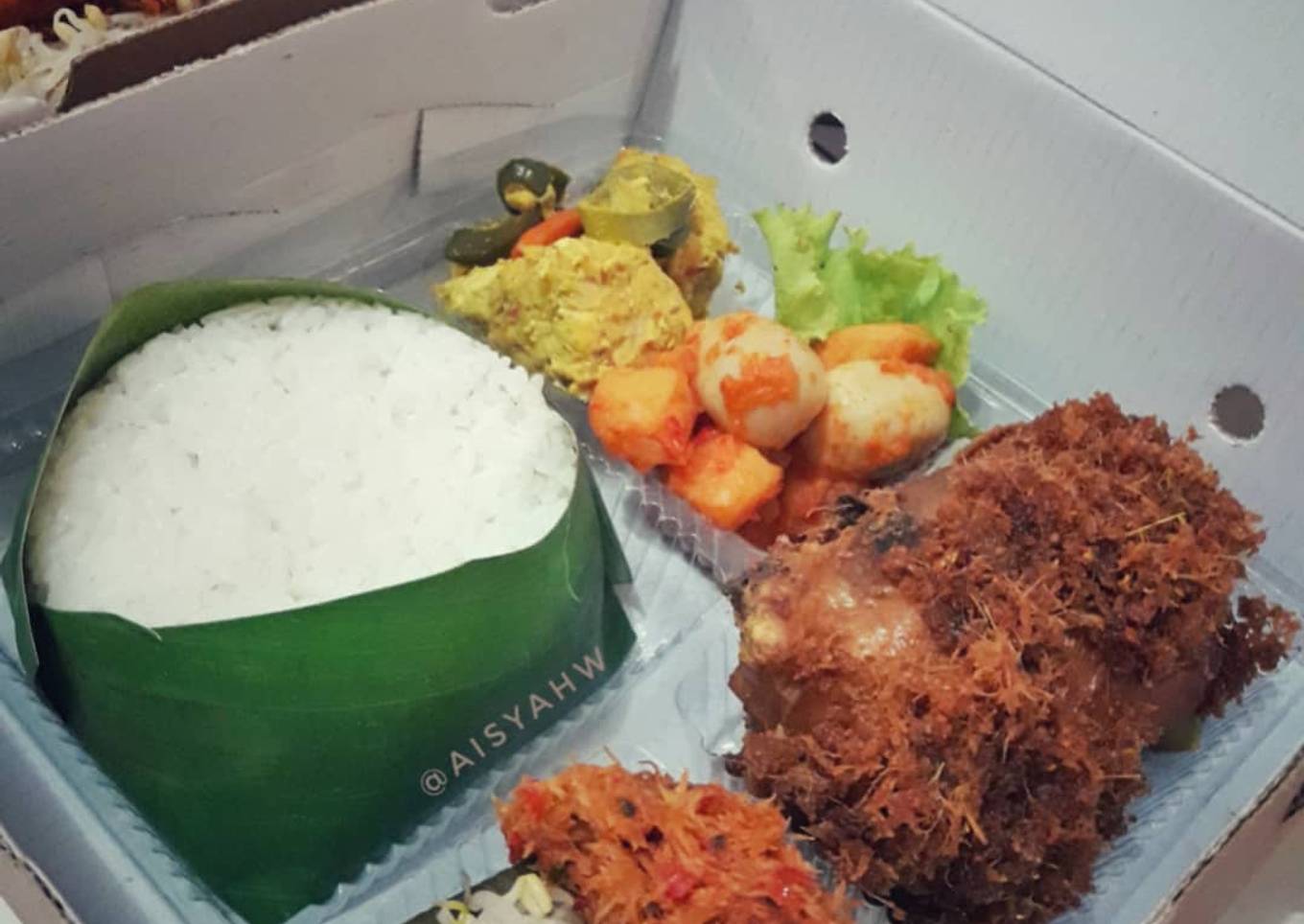 Berkatan / nasi kotak