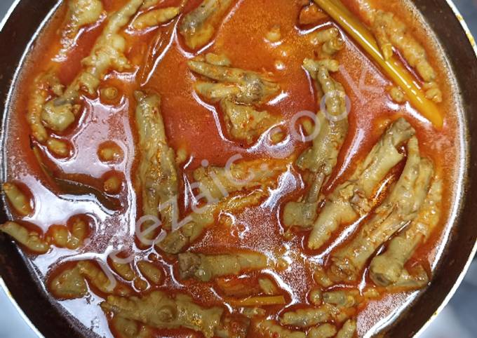 Resep Ceker Kuah Pedas oleh jeezaic.cook - Cookpad