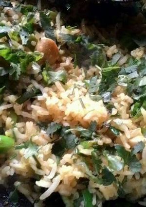 A picture of Mushroom Risotto.
