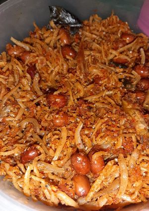Foto resep Teri balado (Lauk kering awet)