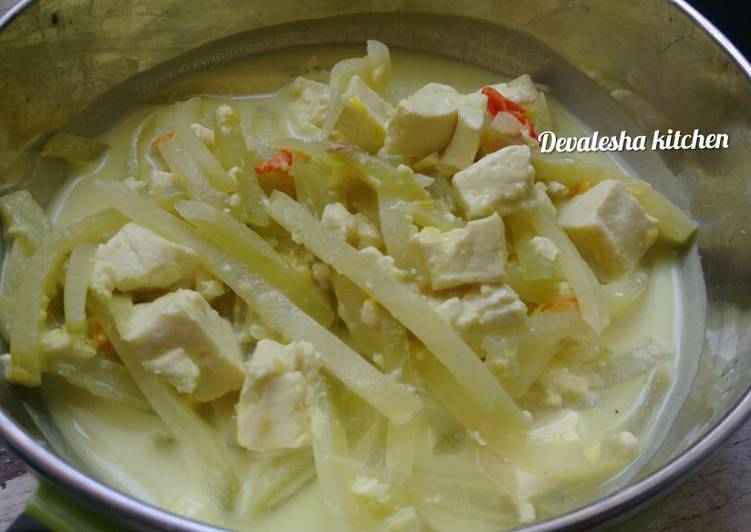 Resep 187. Labu Siam dan Tahu Bumbu Kuning, Lezat