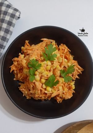 عکسی از دستور سالاد هویج و ذرت
