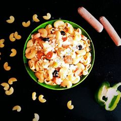 A picture of Chicken Cheese Sausage Pasta.