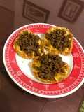 Hot cake keto con carne molida