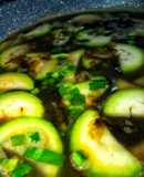 Canh Bí Xanh Nấu Rong Biển Chay