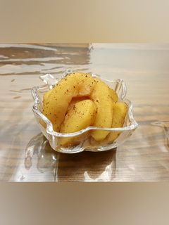 عکسی از دستور دسر سیب دارچینی