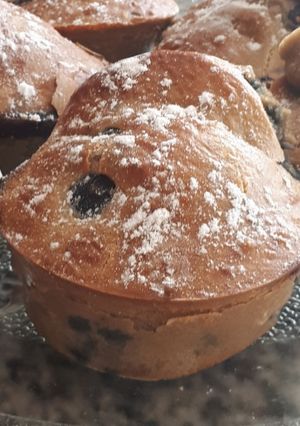 Una foto de Muffins de Arándanos