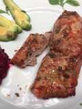 Pechito parrillero con salsa barbacoa