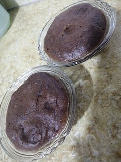 صورة لوصفة كيكة الميكرويف بدون بيض 😍