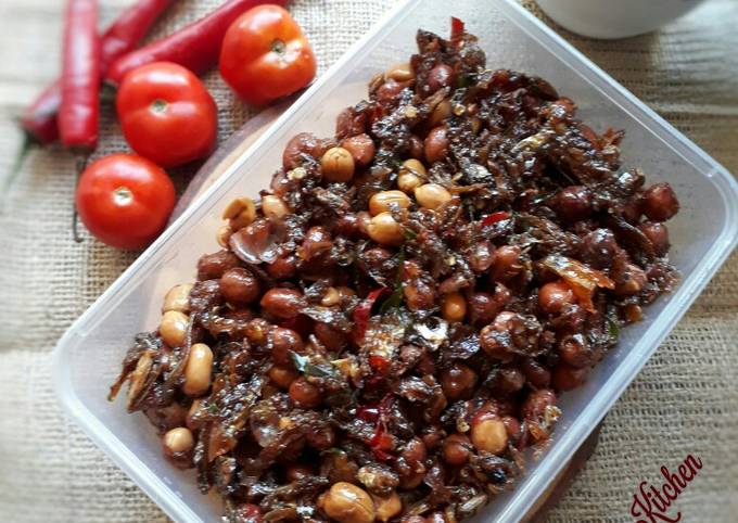 Resep Kacang Teri Pedas Manis Anti Gagal