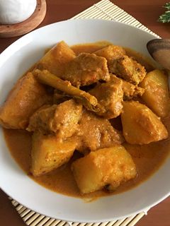 Foto resep Rendang daging kentang