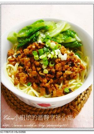 令人黯然銷魂之香菇肉燥乾麵(yahoo奇摩首頁文) 的食譜成品照片