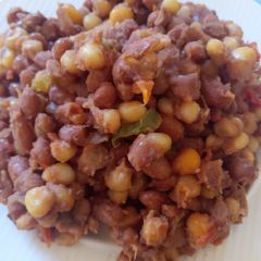 A picture of Fried Githeri.
