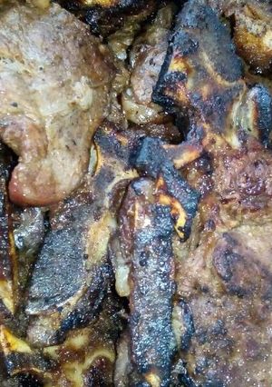 A picture of Charcoal prime steak.