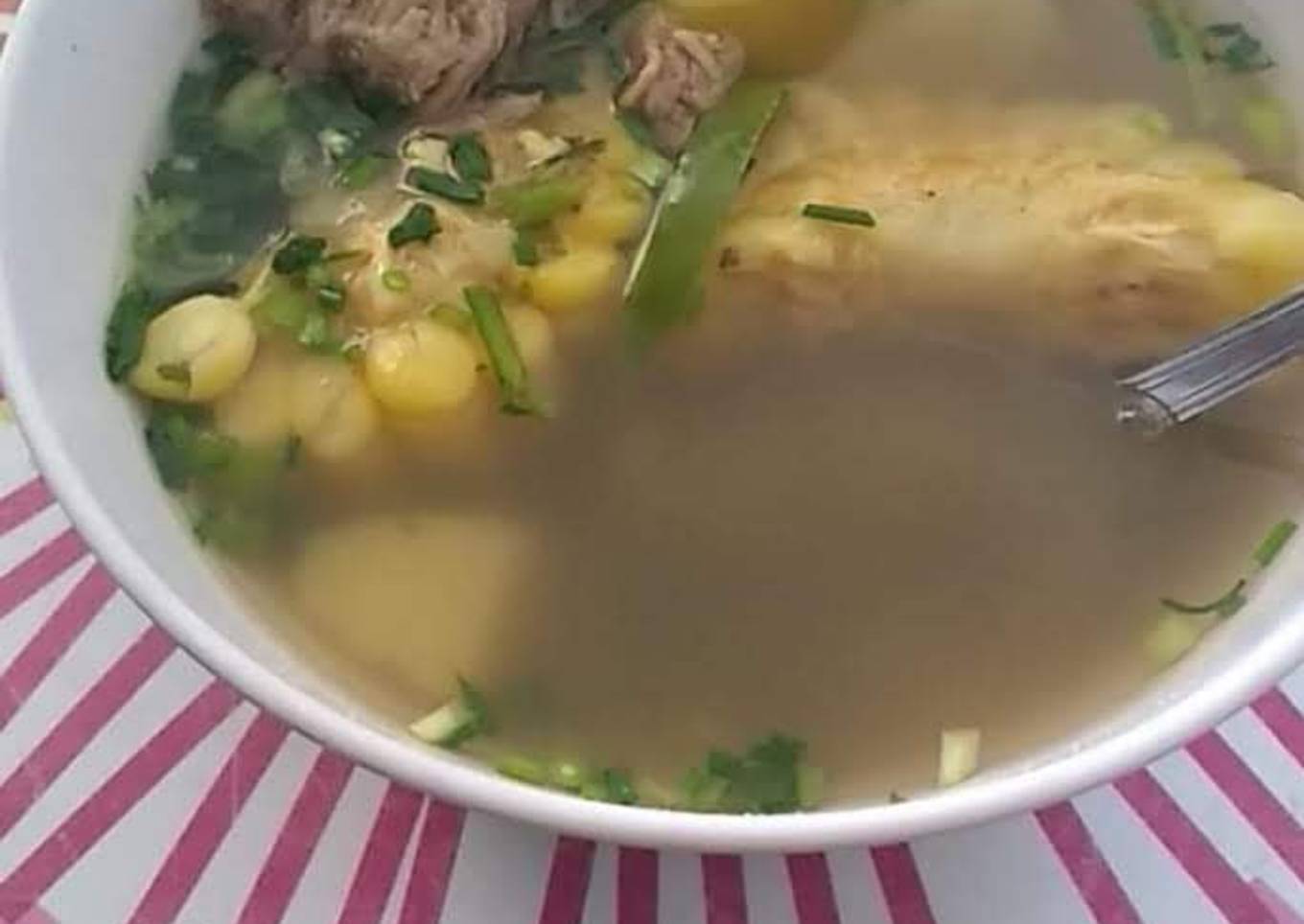 Sopa con sabor a mamá