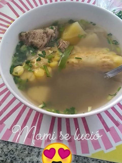 Una foto de Sopa con sabor a mamá