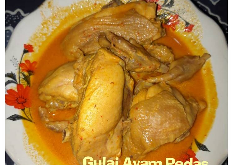 Proses Membuat Gulai ayam pedas Anti Gagal