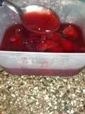 Compota de frutillas