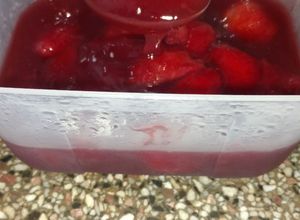 Una foto de Compota de frutillas