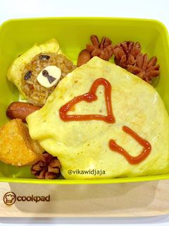 Foto resep Nasi Goreng Lucu Simple tanpa Cetakan