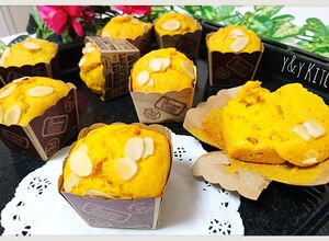 Foto resep Pumpkin muffin (no mixer,kukus ok)