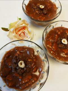 صورة لوصفة مهلبية شوكولاتة بالبسكويت 🍫
