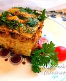 Canned tuna pie with sour cream