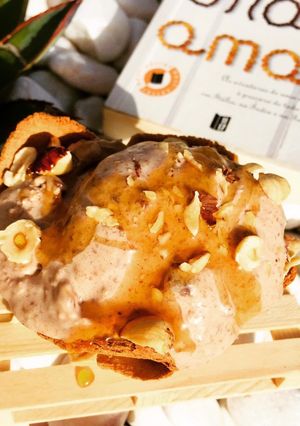 Foto de Gelado de Mel e Avelãs