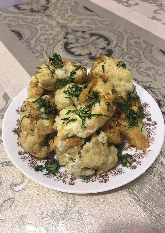 Цветная капуста в кляре