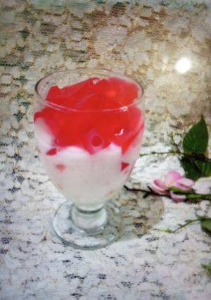 Foto resep Es Merah Putih