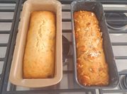 Una foto de nuez pecan budín