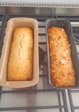 Una foto de Budín con Merengues y nueces de pecan