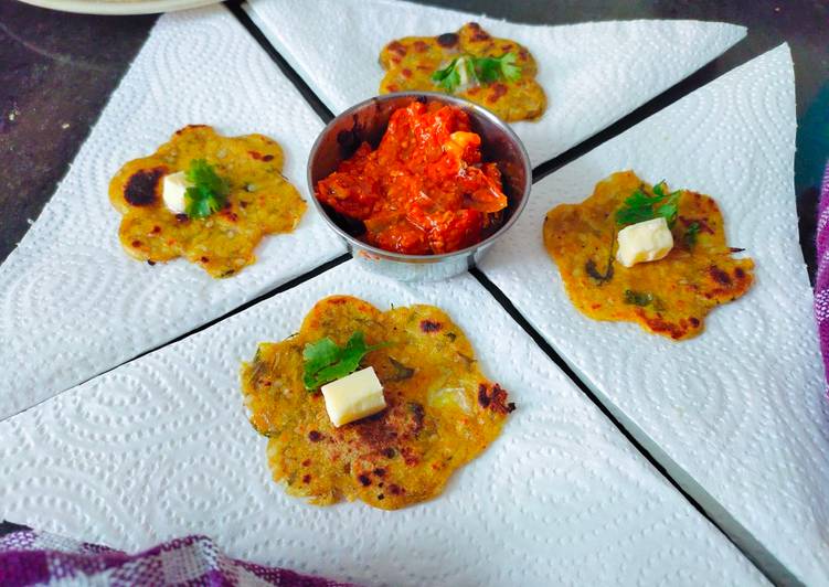 Cauliflower flower parathas